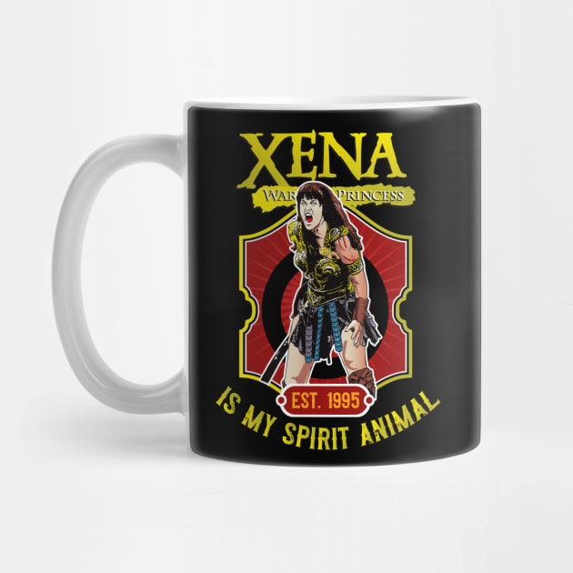 Xena Warrior Is My Spirit Animal by Alema Art